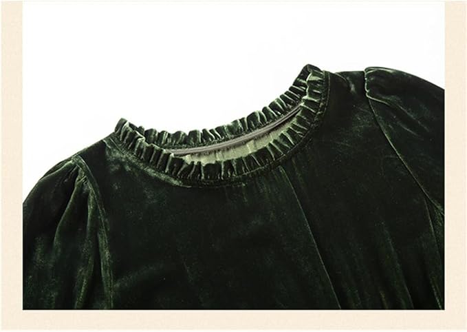 Robe élégante en velours pour femme