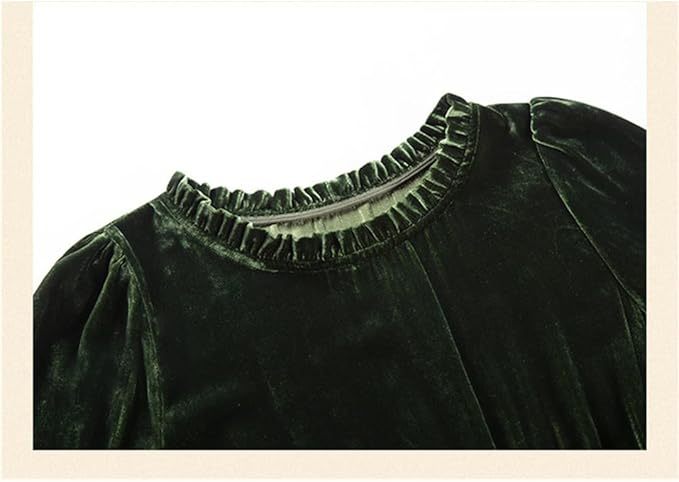 Robe élégante en velours pour femme