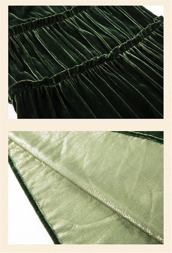 Robe élégante en velours pour femme