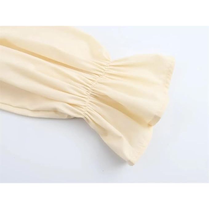 Robe à manches longues et col mi-haut pour femme