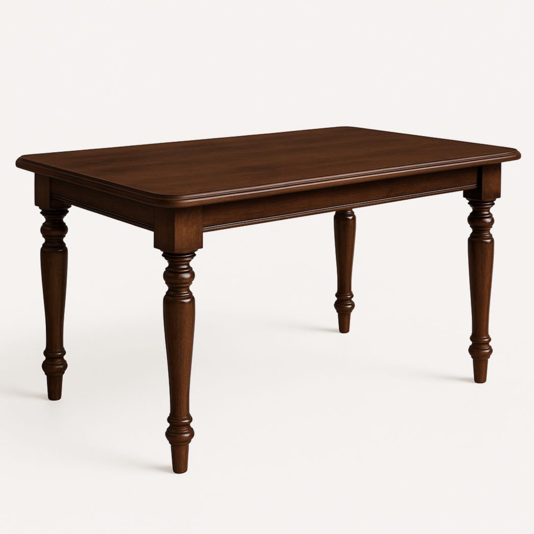 Mesa de Comedor de Madera Maciza Marrón Rectangular 150x90x75 cm-Villageforms