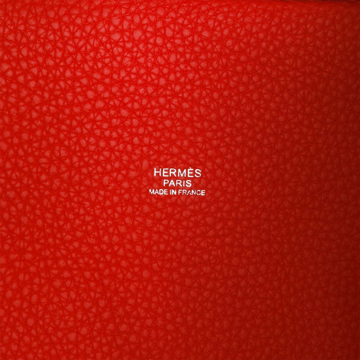 H Picotin Lock 18 Vermillion Clemence Palladium Hardware