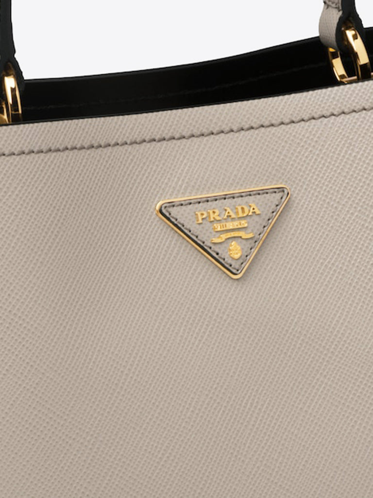 PP Medium Saffiano Leather PP Panier Bag