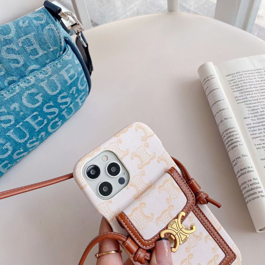 white-celine-iphone-case-with-card-holder-lh240109-3040