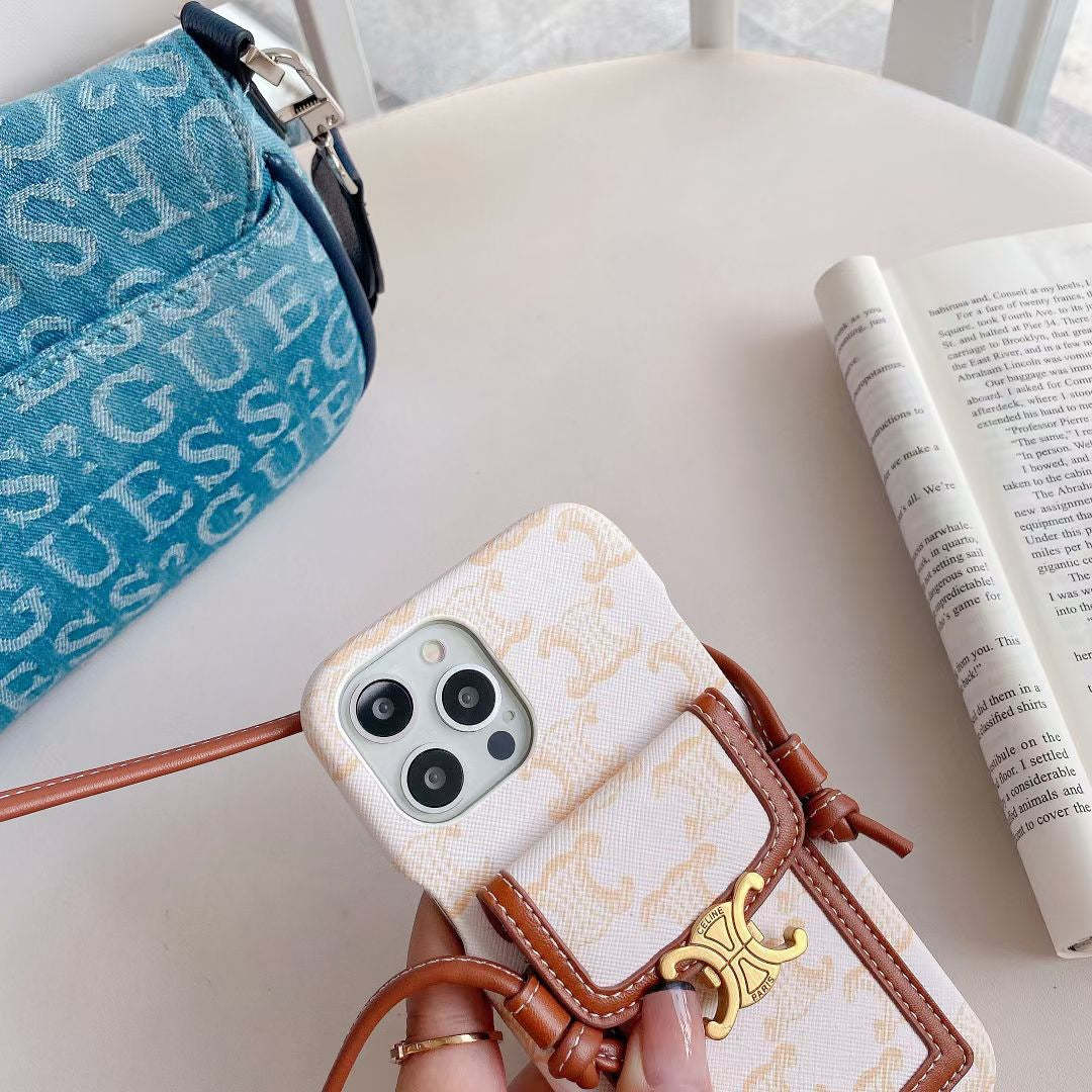 white-celine-iphone-case-with-card-holder-lh240109-3040