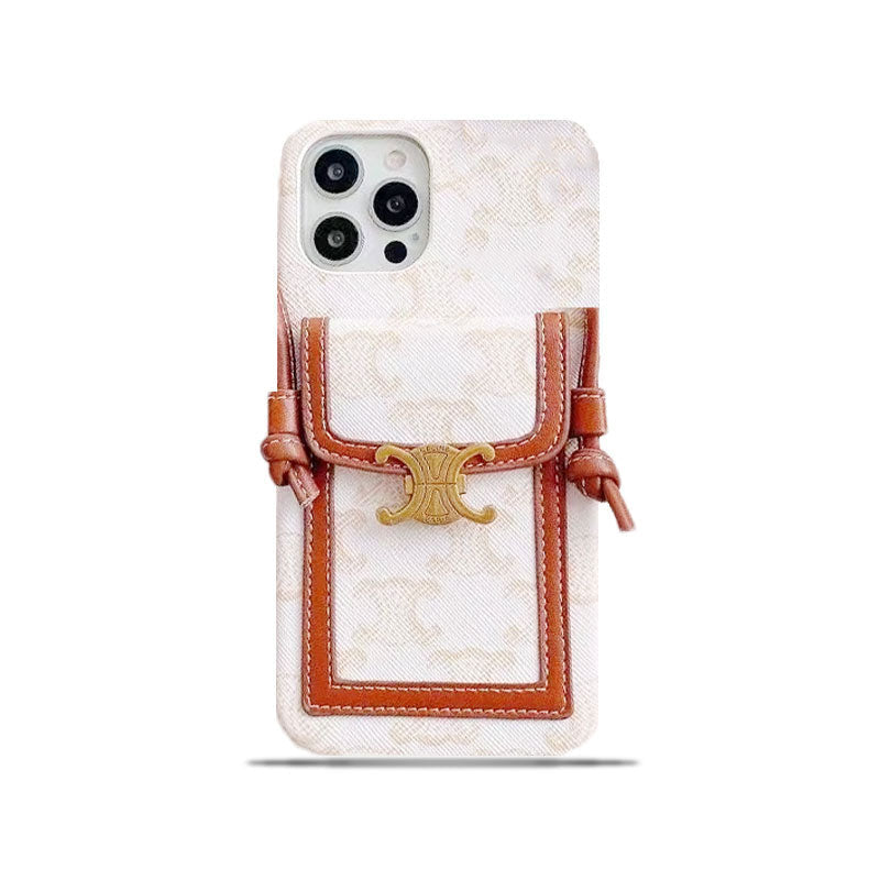 white-celine-iphone-case-with-card-holder-lh240109-3040