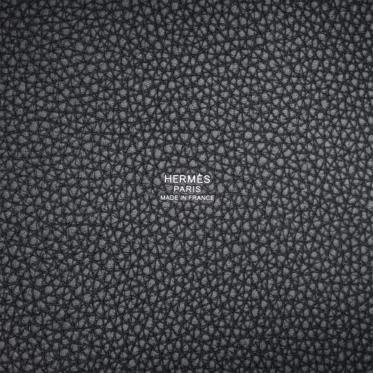 H Black Clemence Picotin Lock 22cm Palladium Hardware