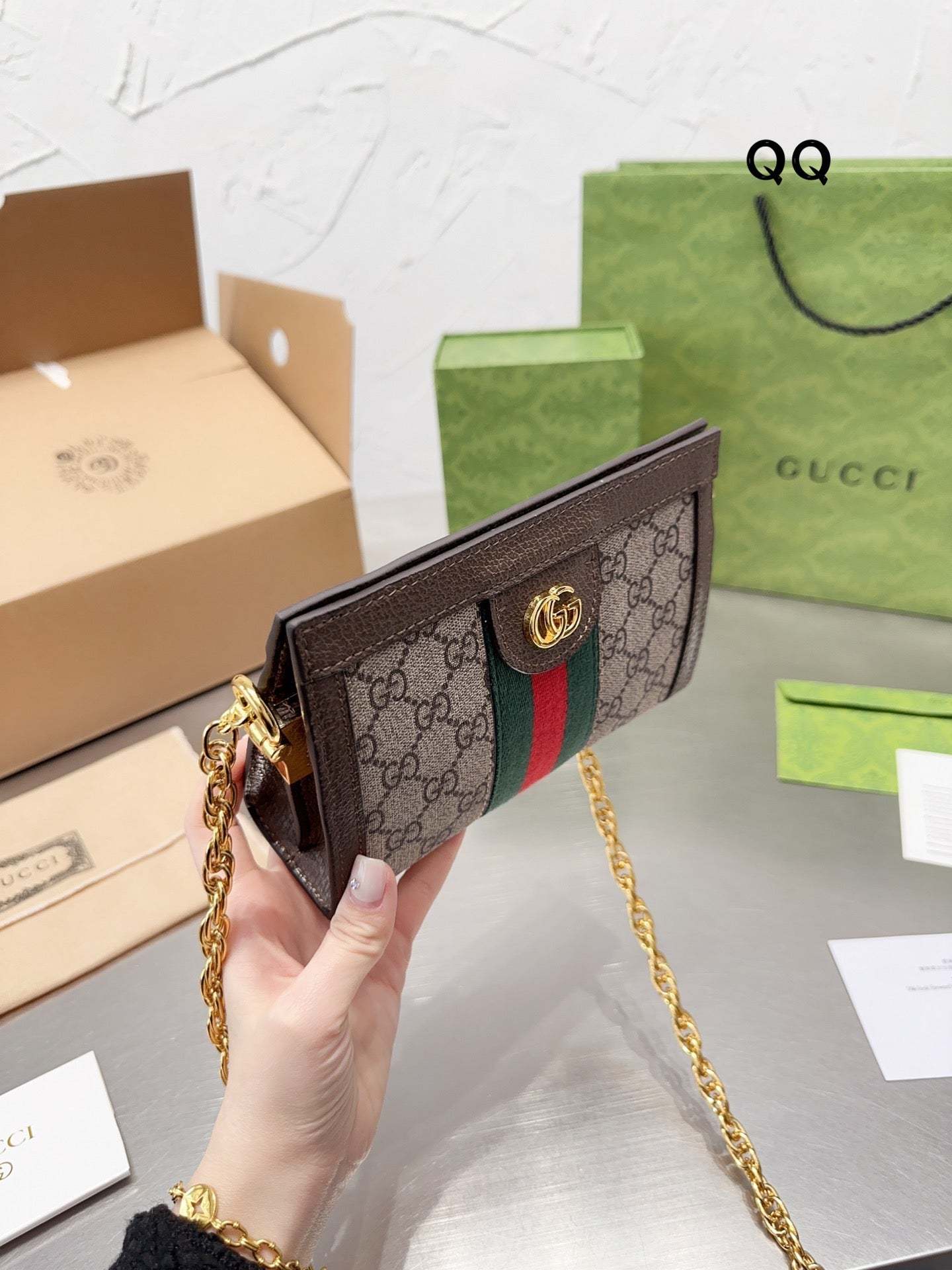 GC517 Ophidia GG Mini Bag /  7.1x5.1x2.5inch