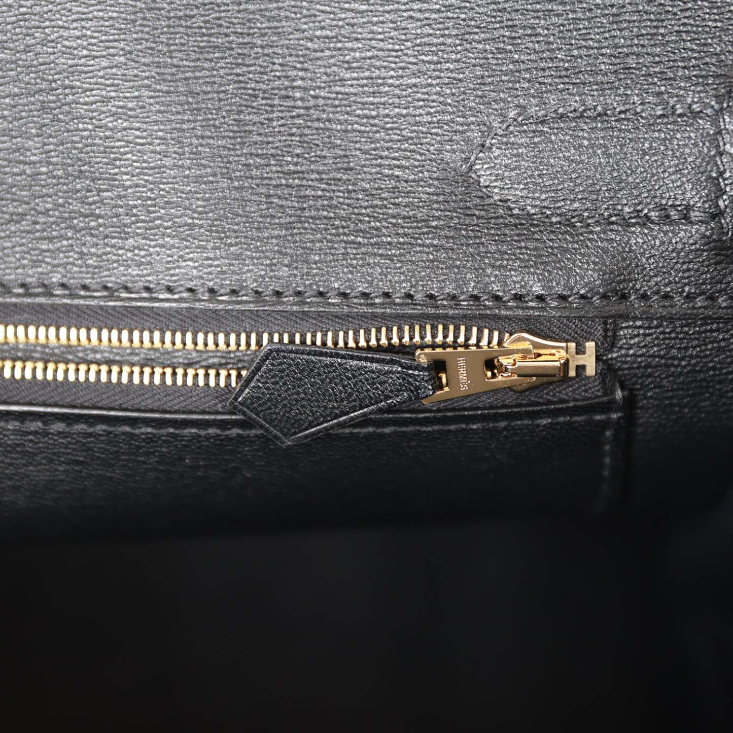 H Birkin 30 Black Shiny Niloticus Crocodile Gold Hardware