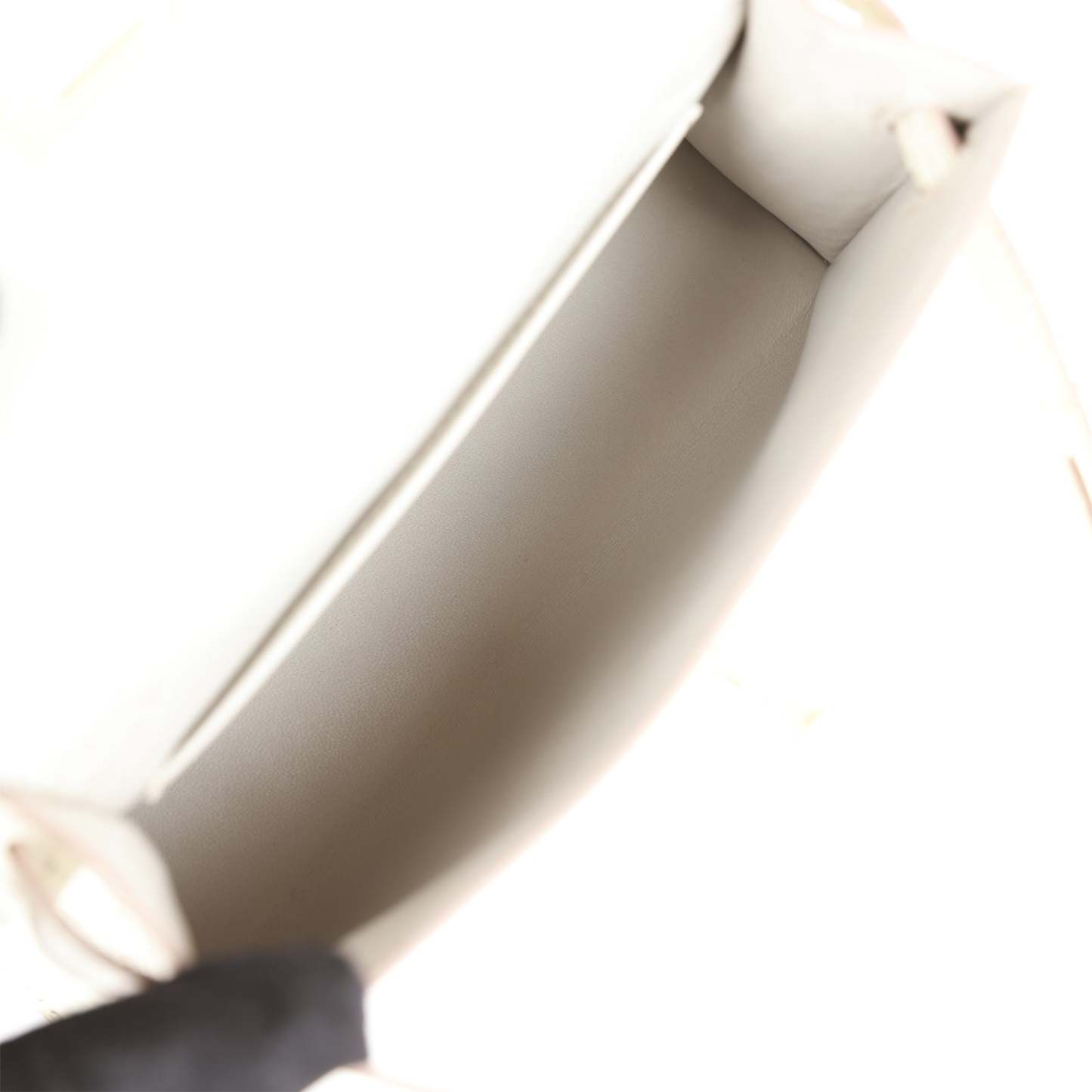 H Kelly Sellier 20cm Beton Matte Alligator Gold Hardware