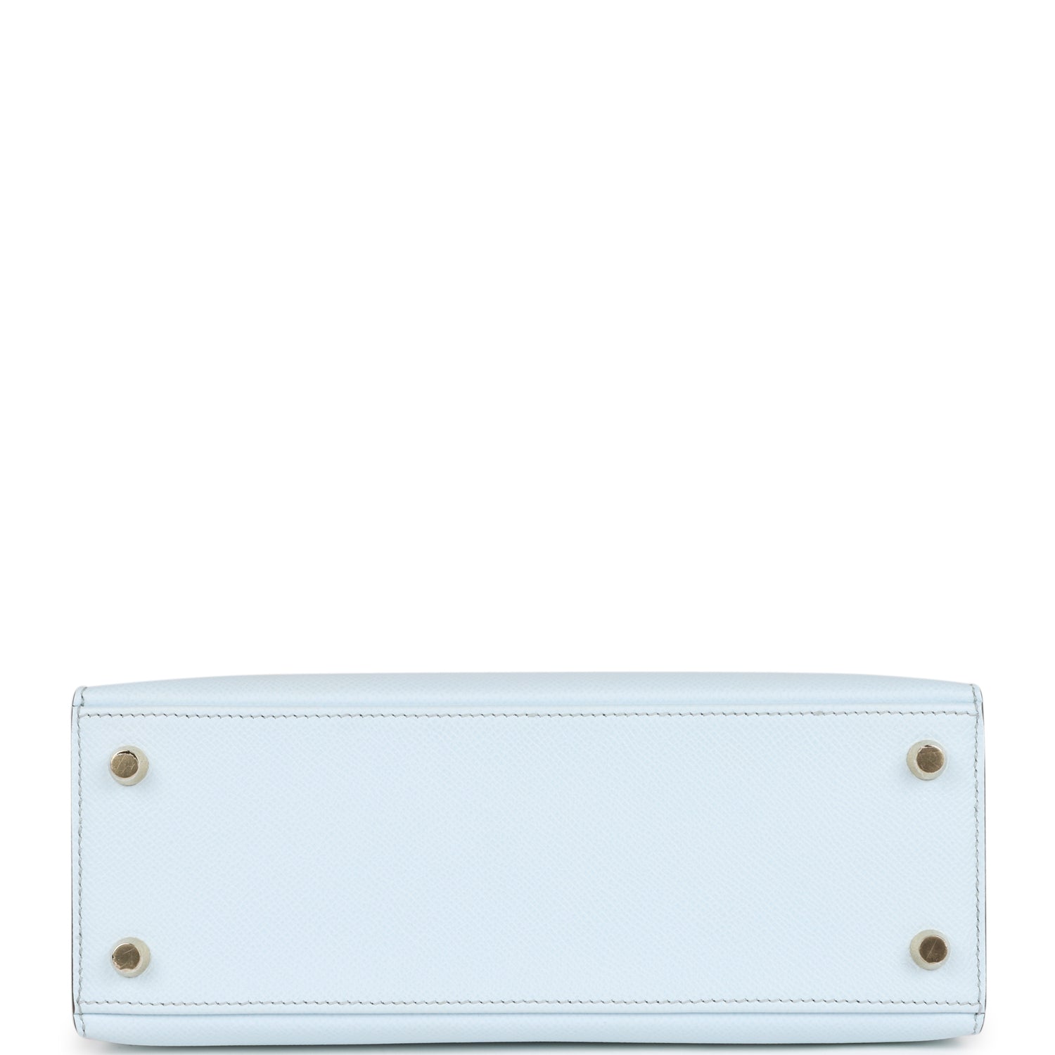 H Special Order (HSS) Kelly Sellier 25 Bleu Brume and Bleu Glacier Epsom Brushed Gold Hardware