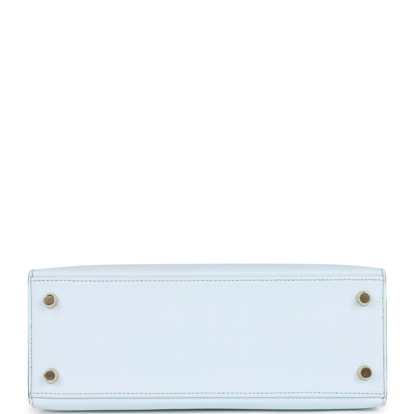 H Special Order (HSS) Kelly Sellier 25 Bleu Brume and Bleu Glacier Epsom Brushed Gold Hardware