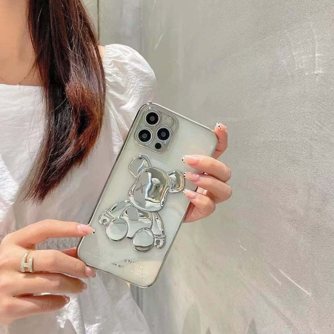 silver-reflective-bear-transparent-iphone-case-9512