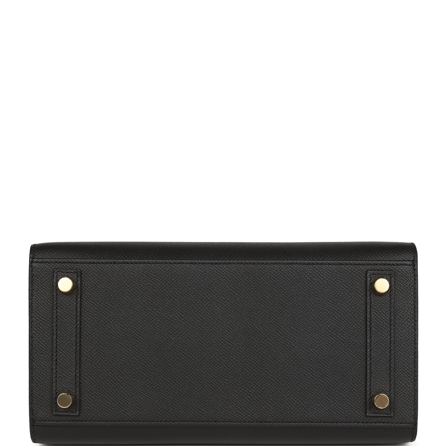 H Birkin Sellier 25 Black Epsom Gold Hardware