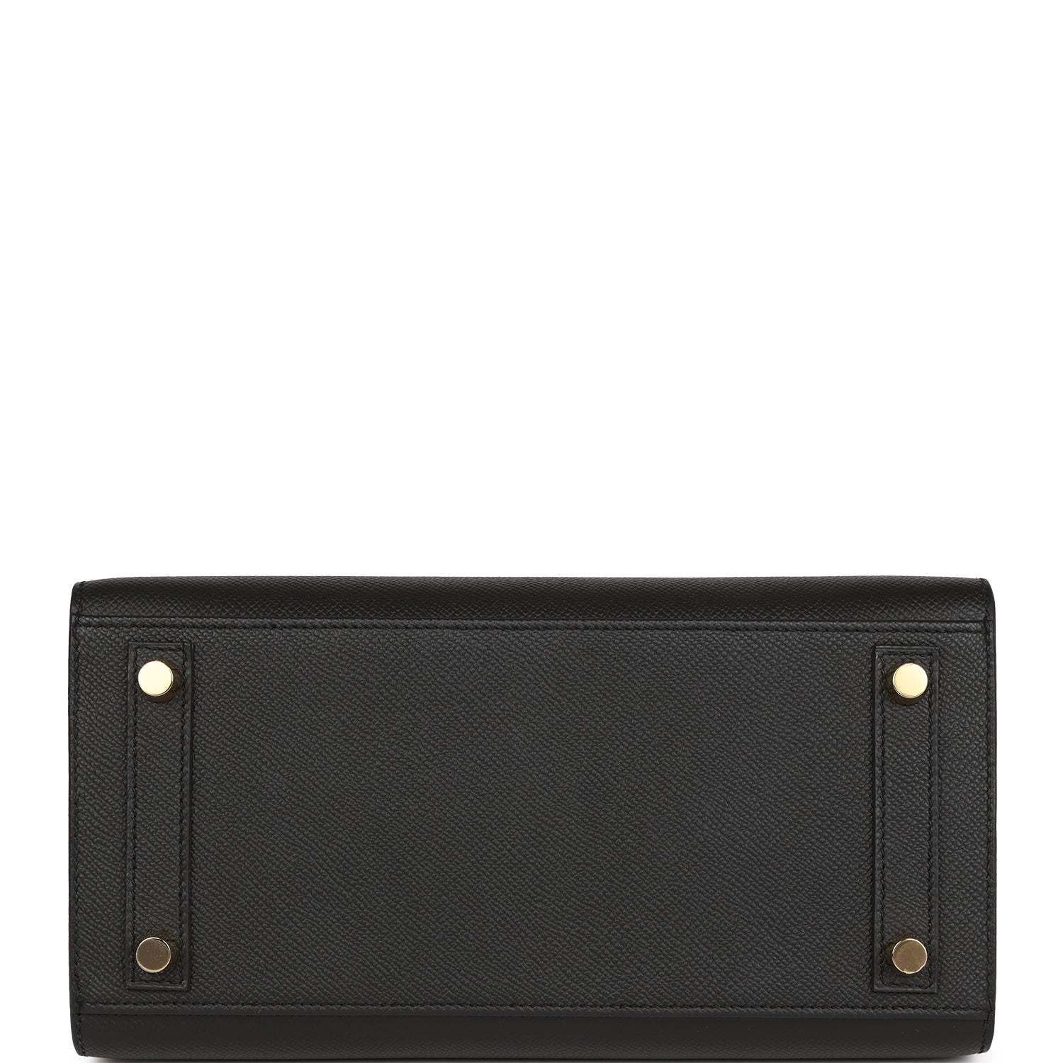 H Birkin Sellier 25 Black Epsom Gold Hardware