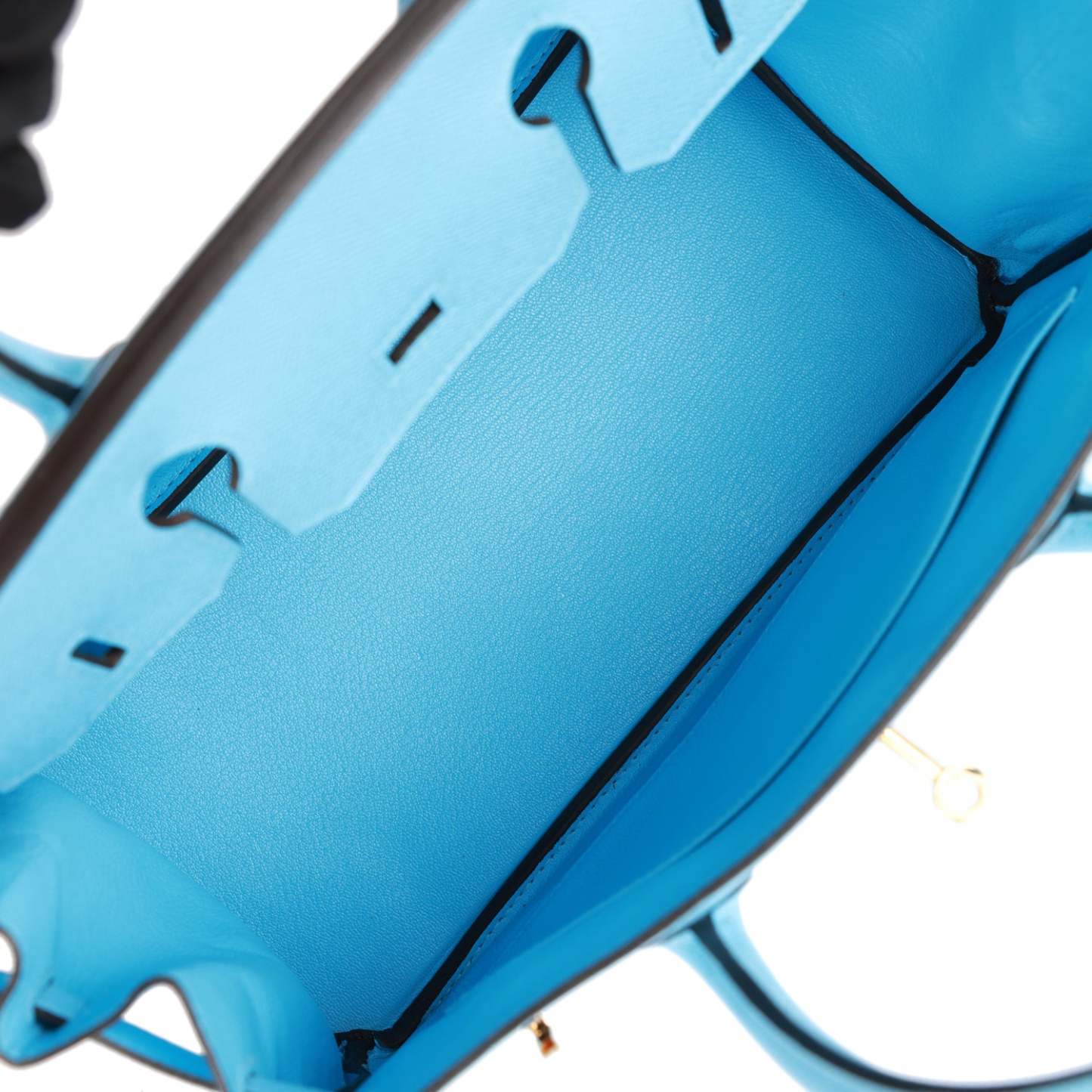 H Birkin 30 Celeste Epsom Gold Hardware