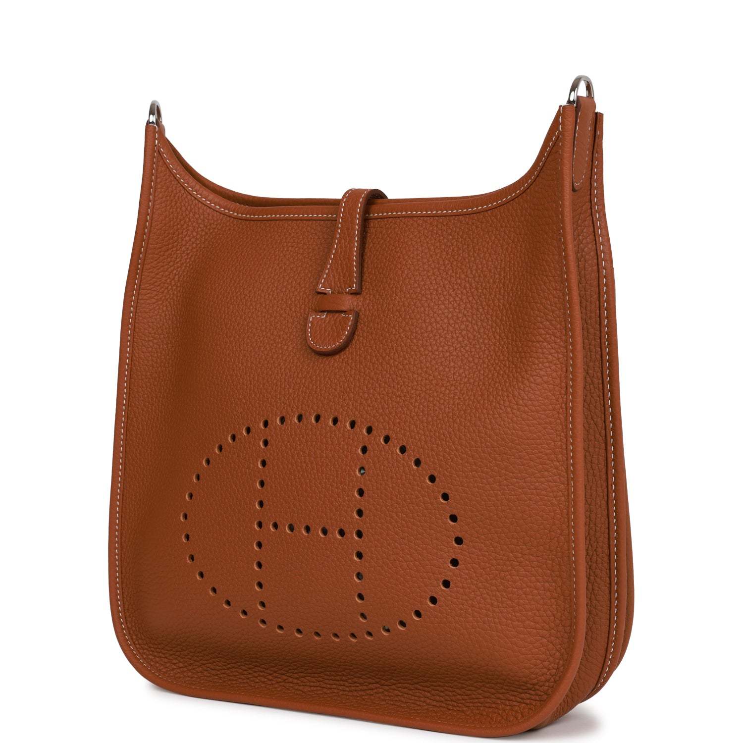 H Evelyne III PM Clemence silver Hardware