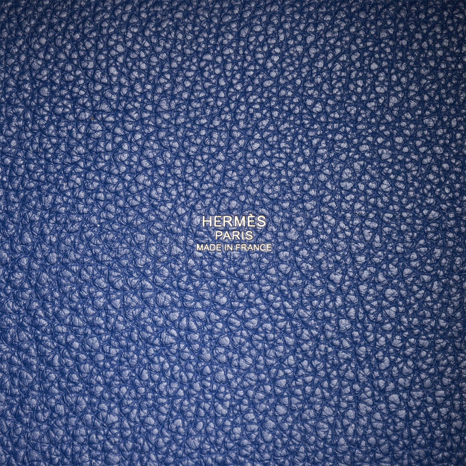 H Picotin Lock 18 Bleu Saphir Maurice Gold Hardware