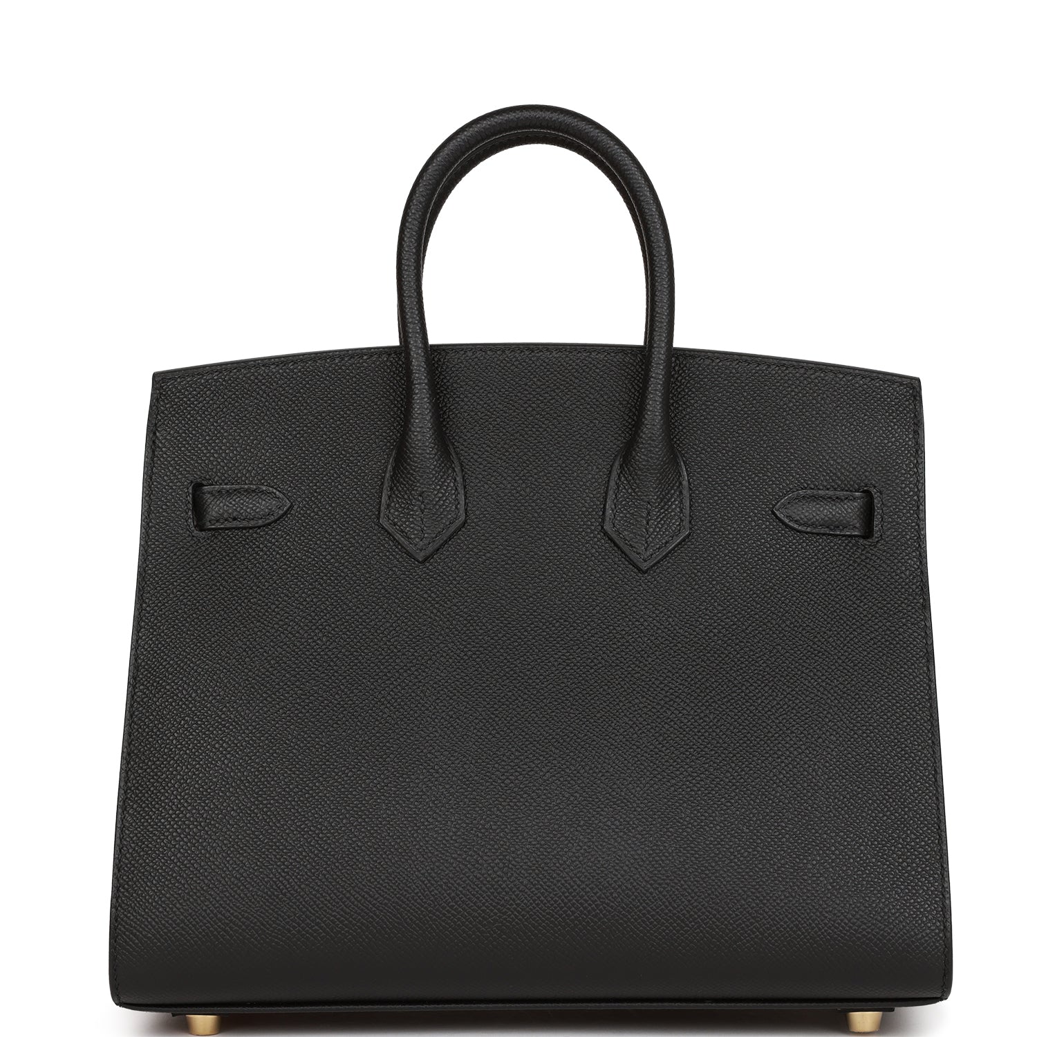 H Birkin Sellier 25 Black Epsom Gold Hardware