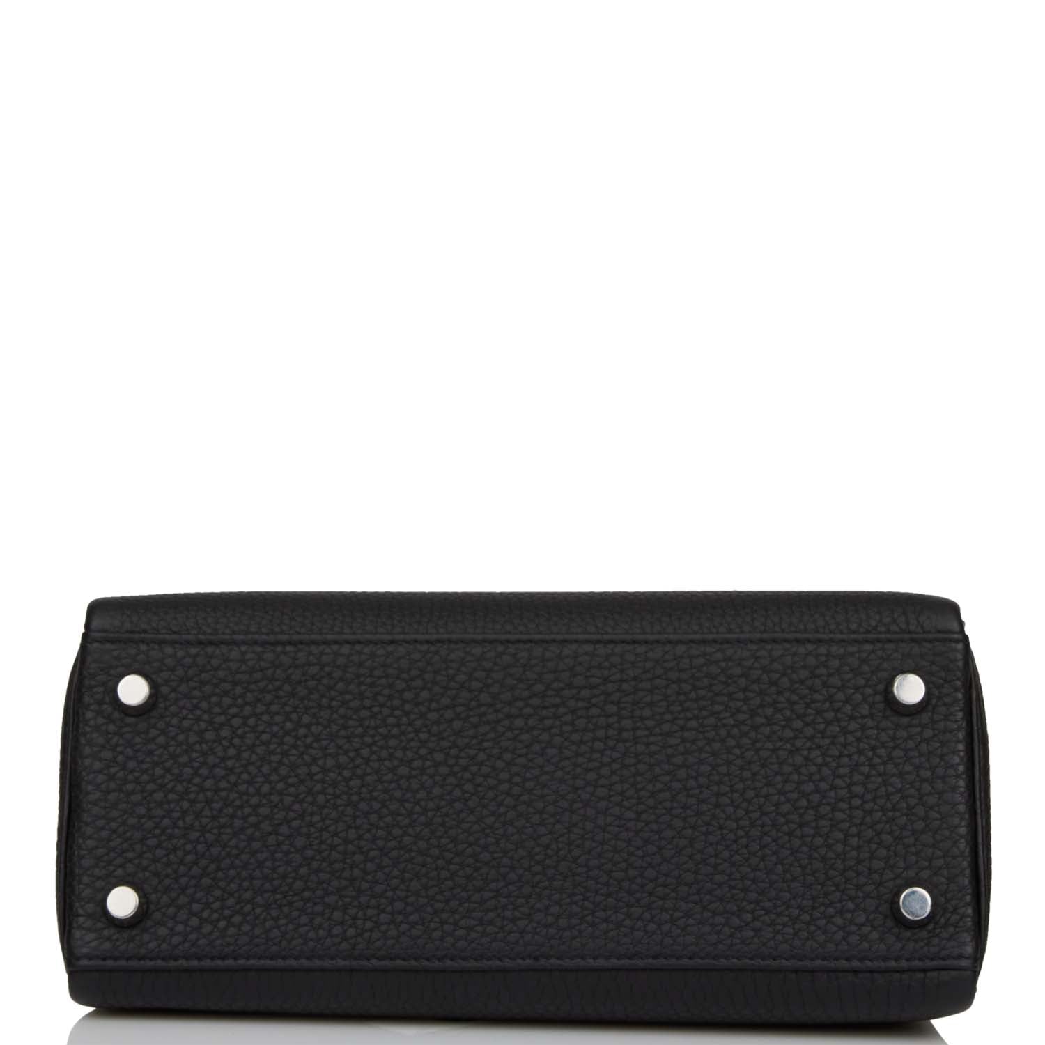 H Kelly Retourne 25 Black Togo Palladium Hardware