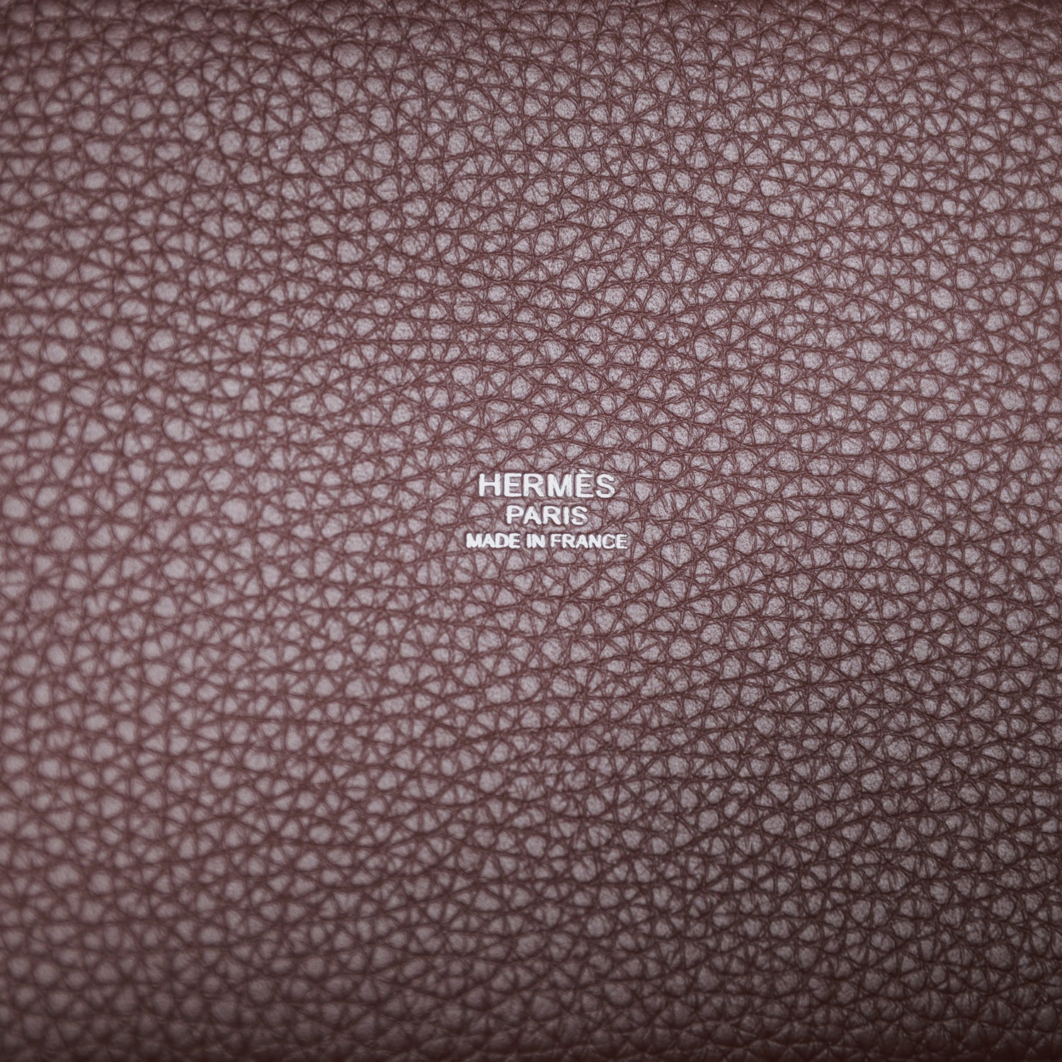 H Eclat Picotin Lock 18 Rouge Sellier Clemence Palladium Hardware