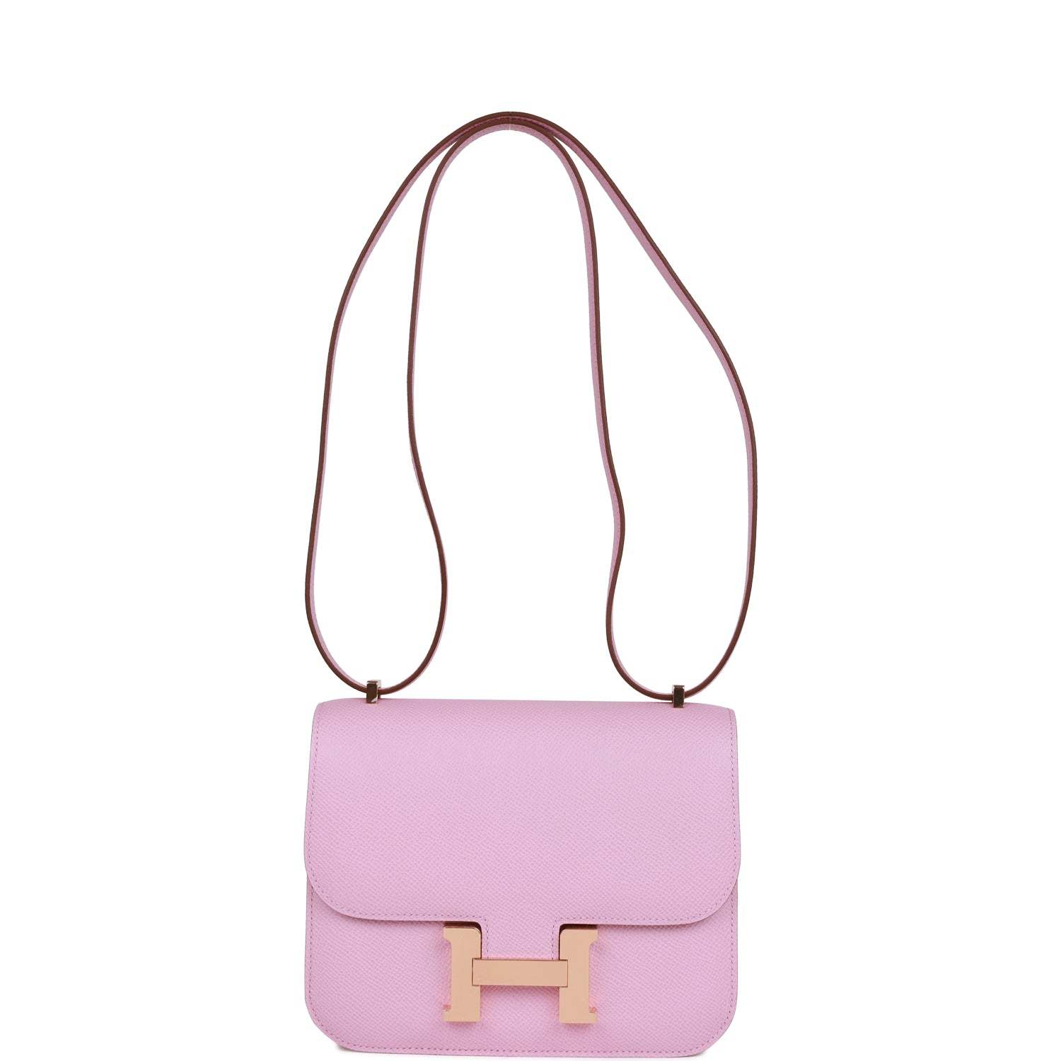 H Constance 18 Mauve Syestre Epsom Rose Gold Hardware