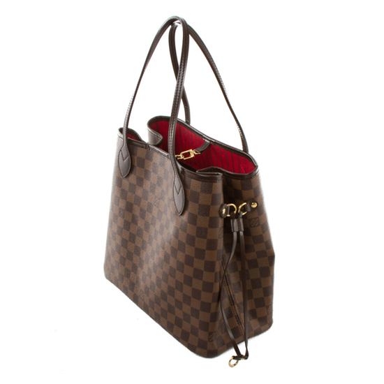L-bag N51105 Neverfull MM Shoulder Bag Damier Ebene Canvas