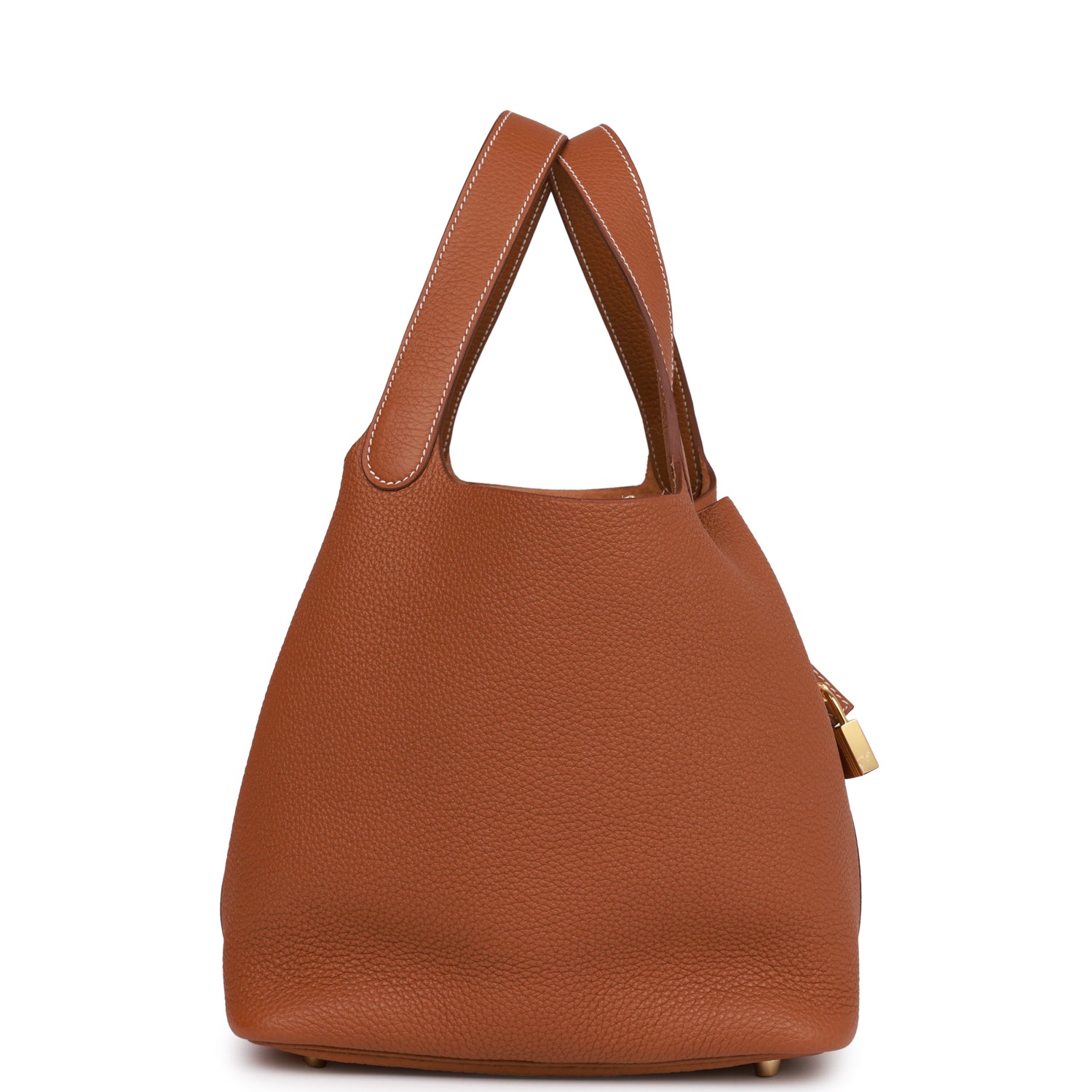 H Picotin Lock 22 Gold Clemence Gold Hardware