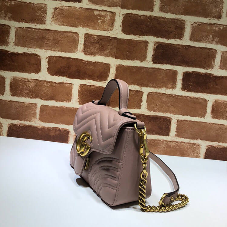 GG Marmont Mini Top Handle Bag