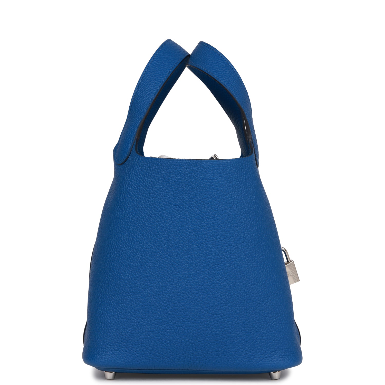 H Picotin Lock 18 Bleu France Clemence Palladium Hardware