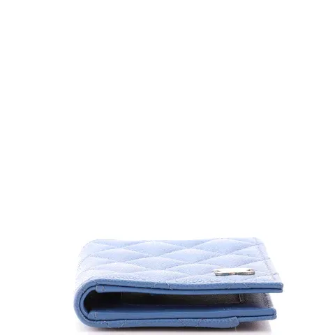 CC Bi-Fold Card Case Quilted Caviar