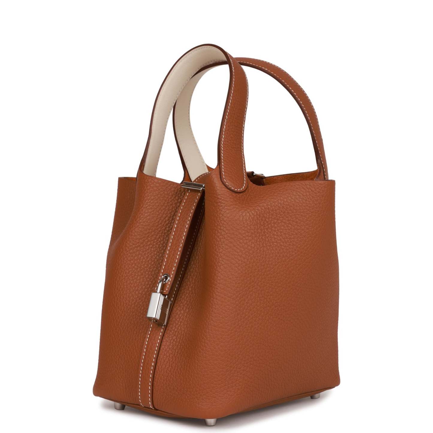 H Eclat Picotin Lock 18 Gold Clemence Palladium Hardware