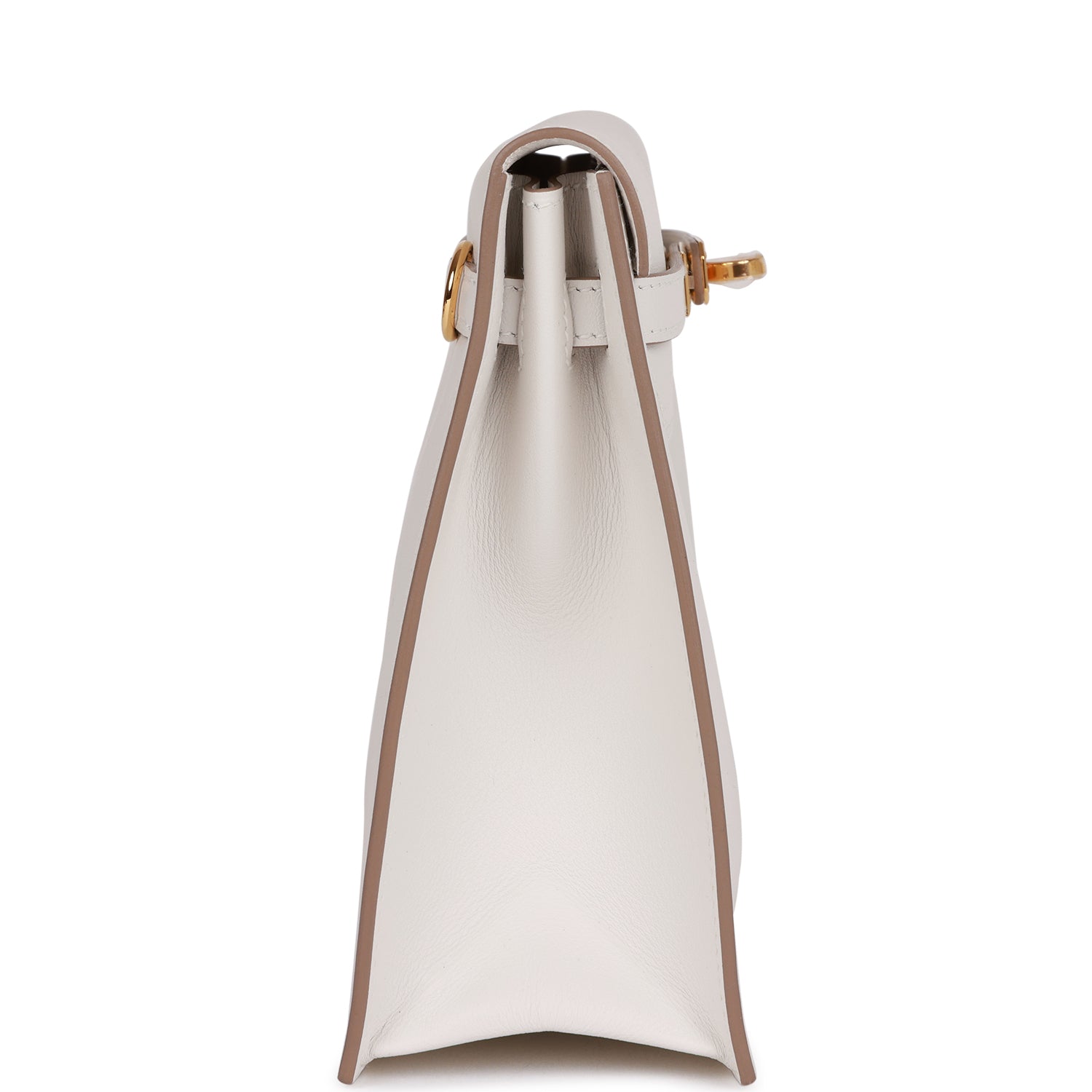 H Kelly Danse Gris Perle Swift Gold Hardware