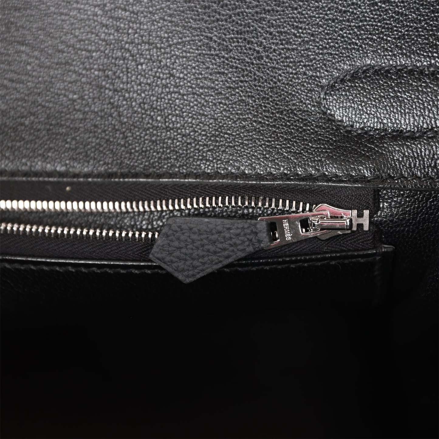 H Birkin 30 Black Togo Palladium Hardware