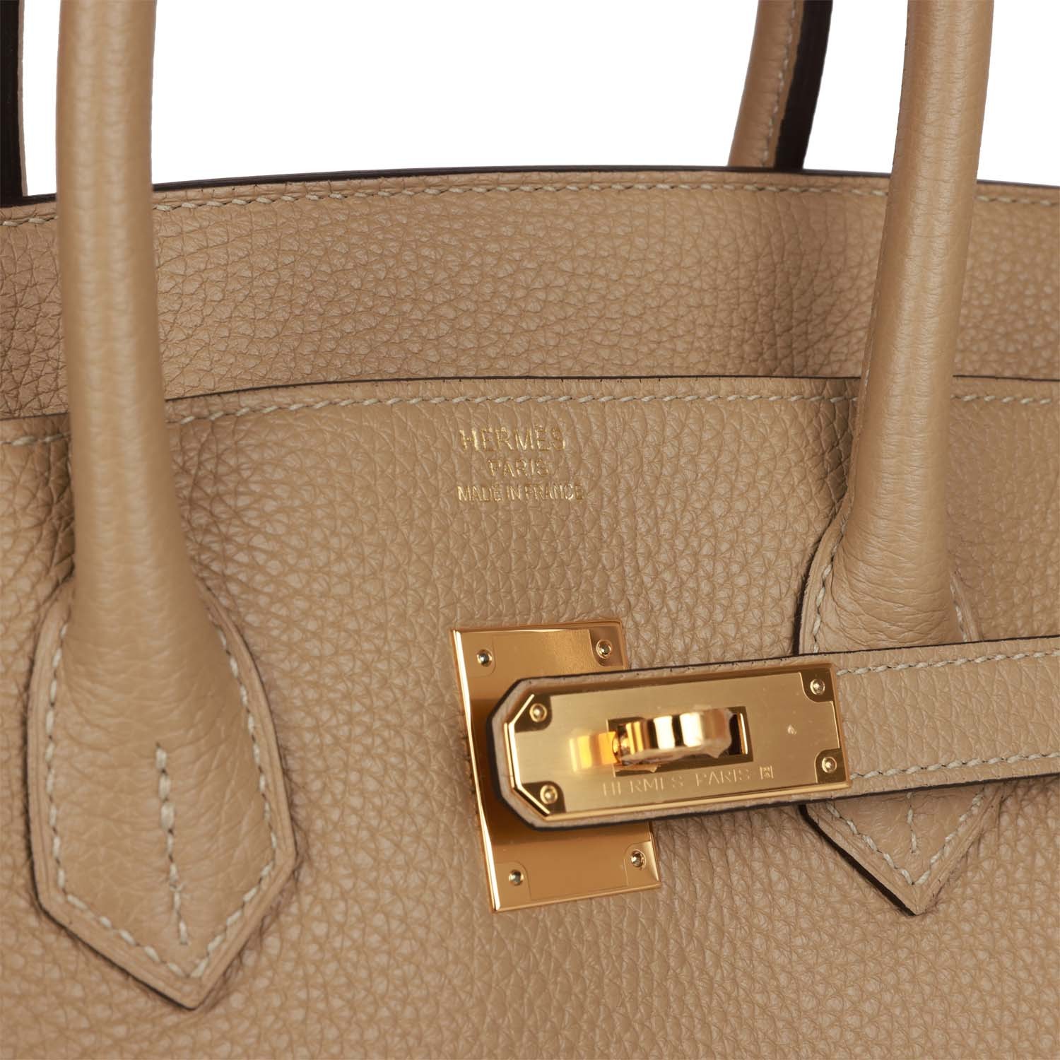 H Birkin 35 Trench Clemence Gold Hardware