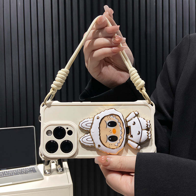 hard-shell-labubu-mirror-kickstand-iphone-case-rotatable-mirror-shockproof-design-3157