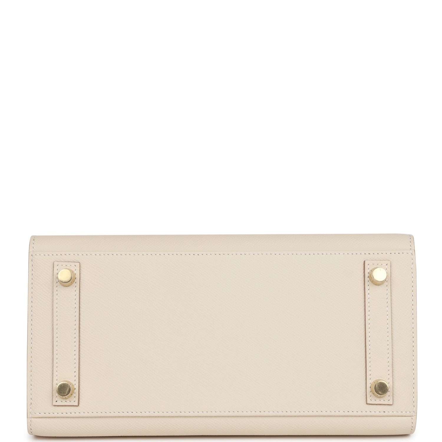 H Birkin Sellier 25 Craie Epsom Gold Hardware