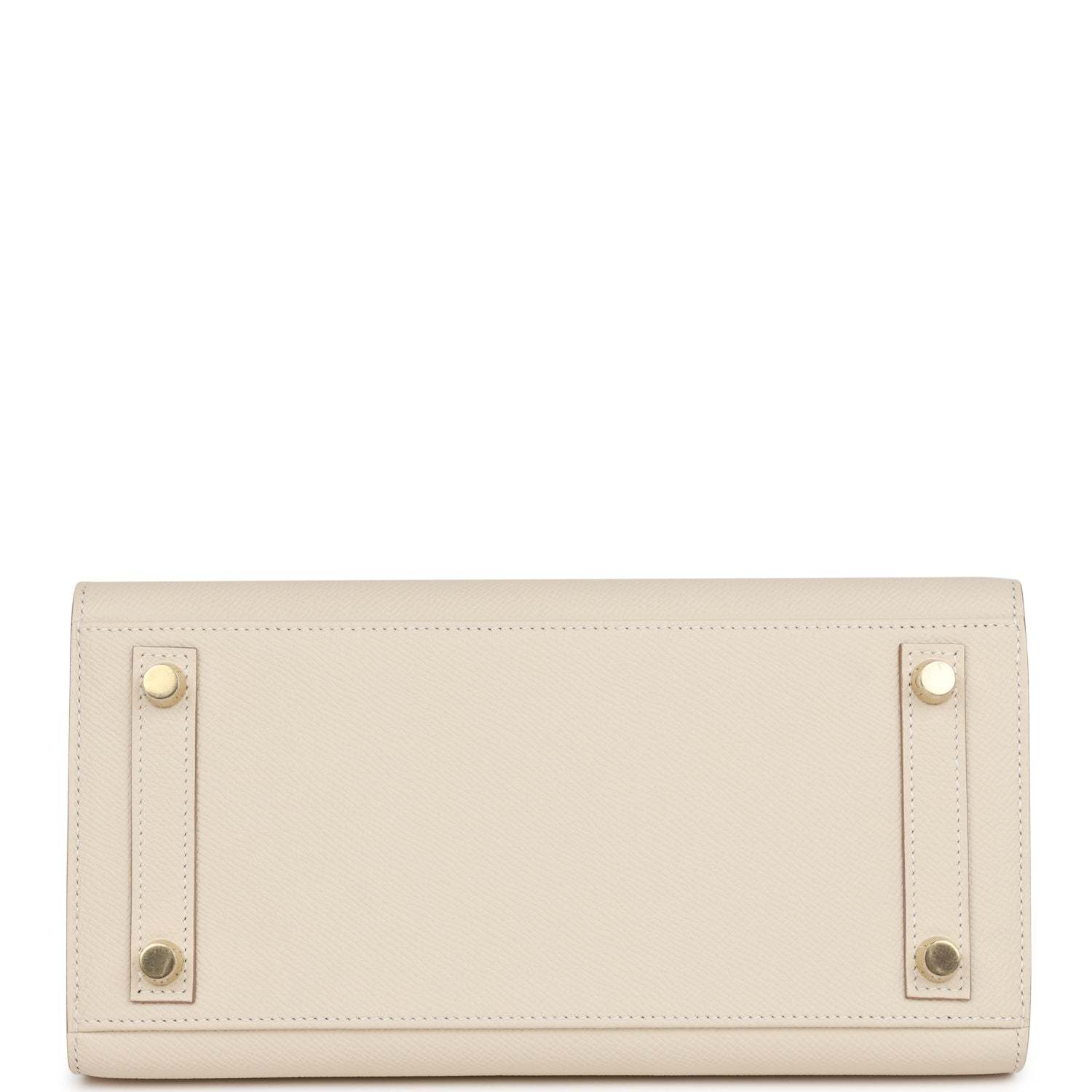 H Birkin Sellier 25 Craie Epsom Gold Hardware