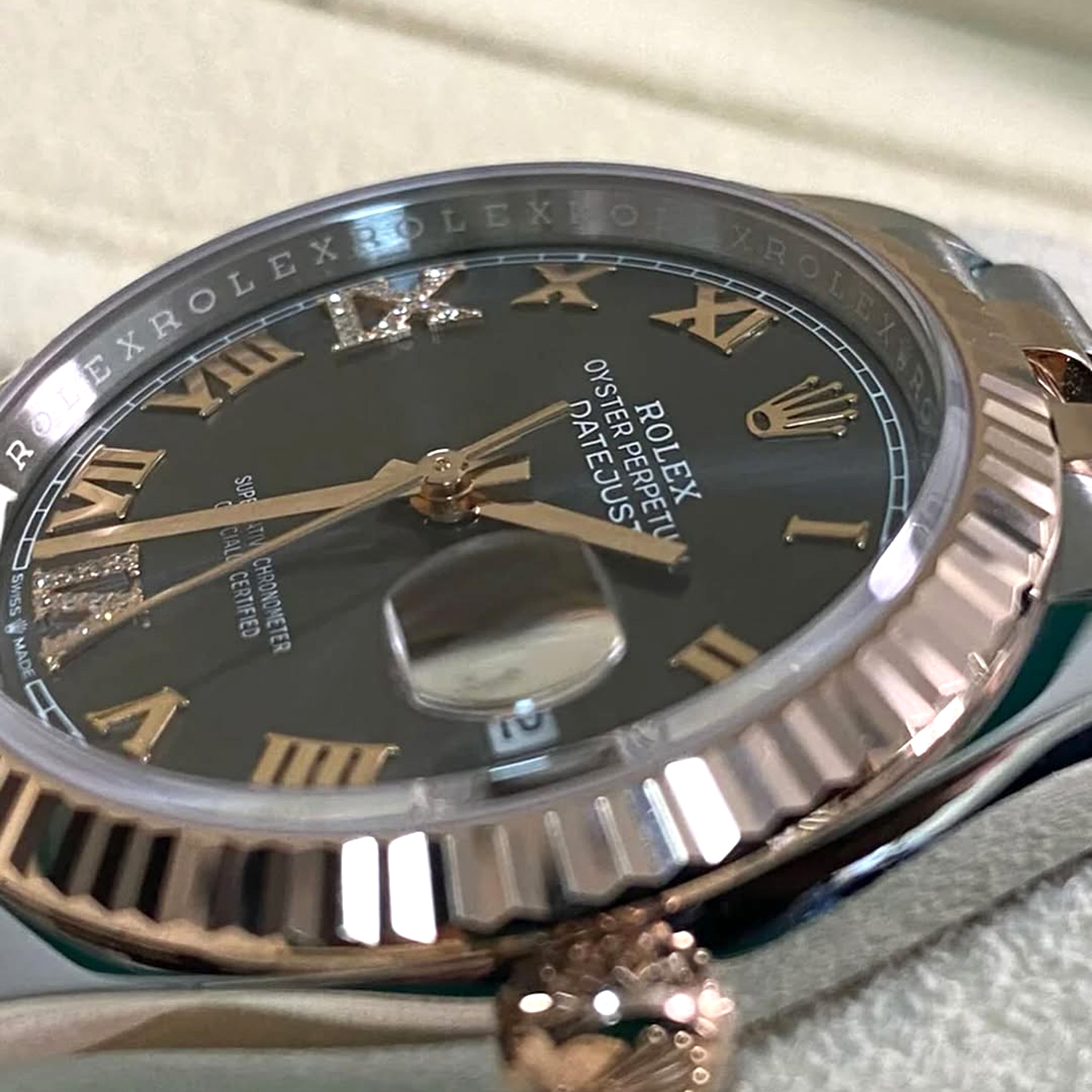 Rolex Datejust 36, 18k Everose Gold and Stainless Steel, 36mm, Ref# 126231-0023