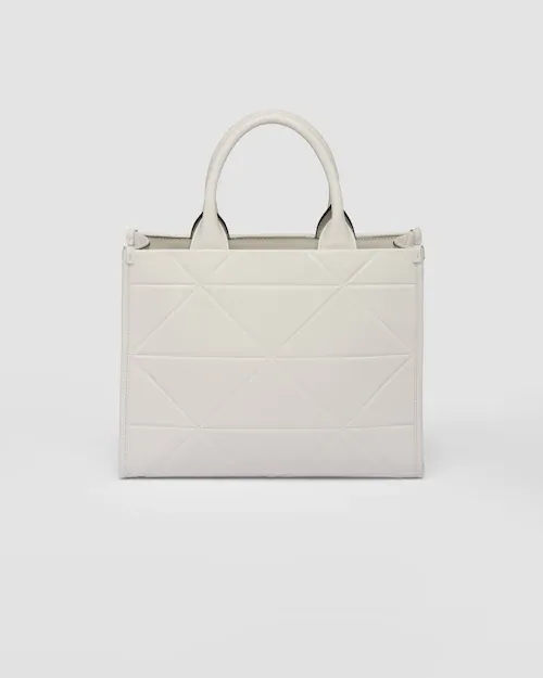 PP Small leather Symbole bag with topstitching