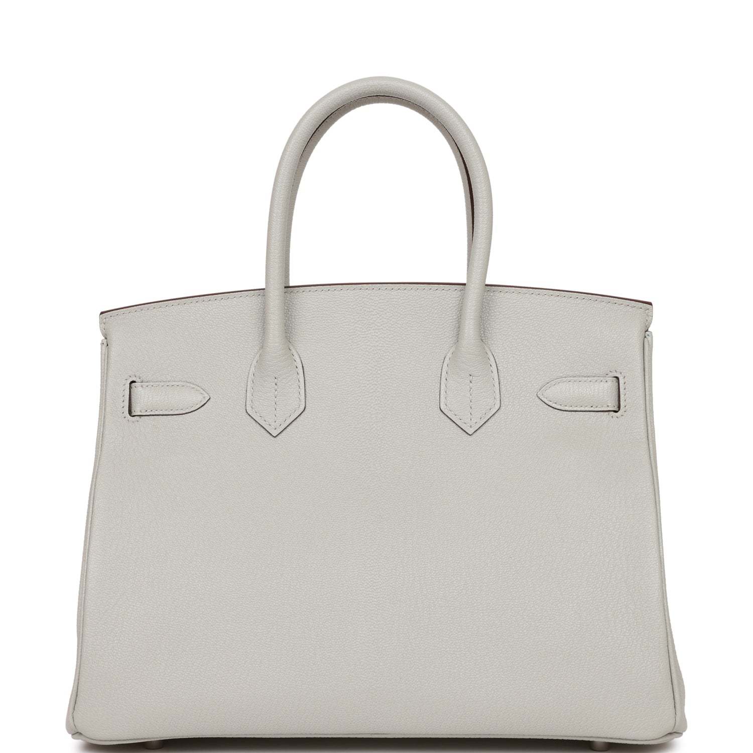 H Special Order (HSS) Birkin 30 Gris Perle Verso Chevre Brushed Palladium Hardware