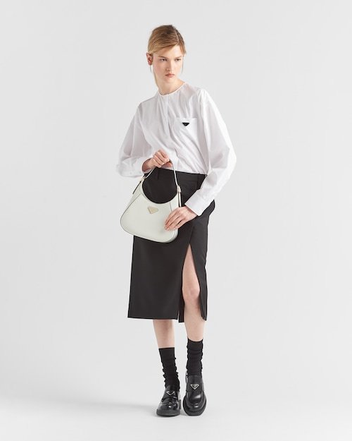 PP Leather shoulder bag - White