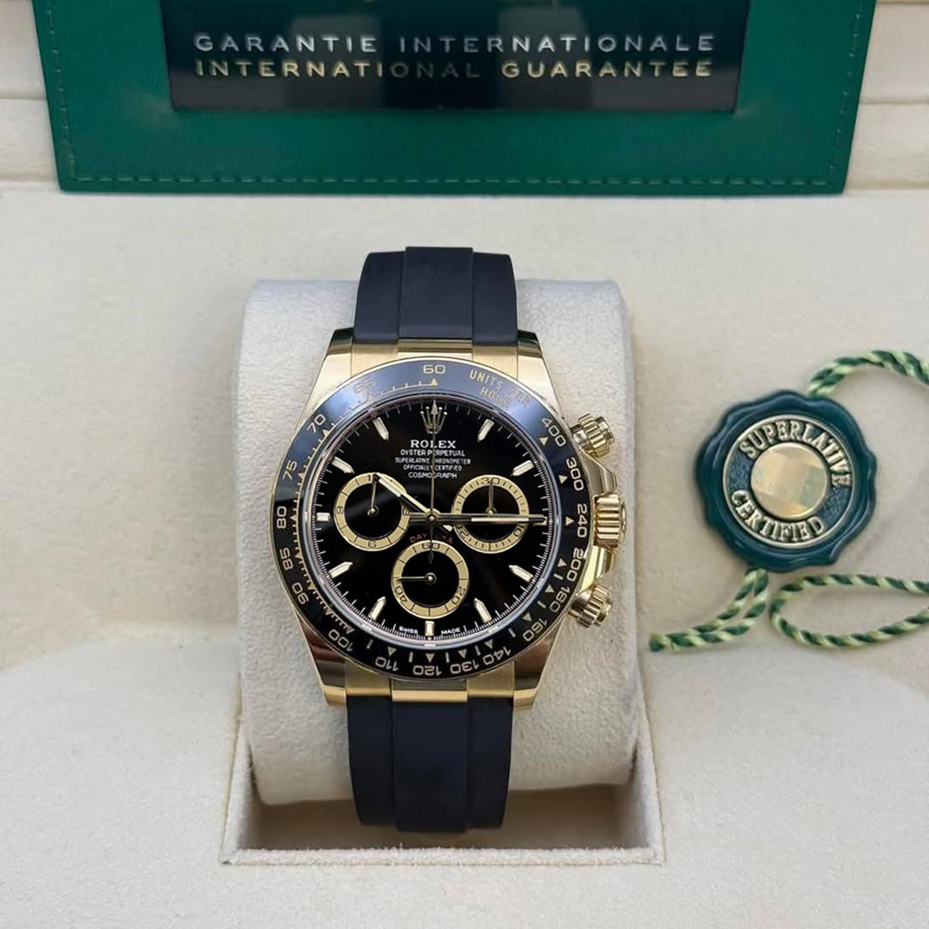 Rolex Cosmograph Daytona 40mm, 18k Yellow Gold, Ref# 126518ln-0008