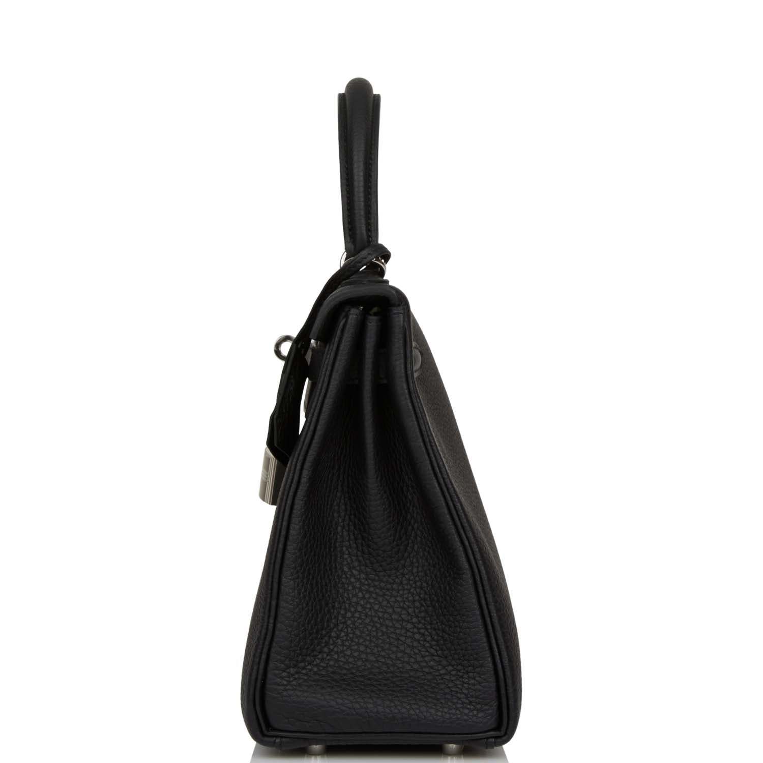 H Kelly Retourne 25 Black Togo Palladium Hardware