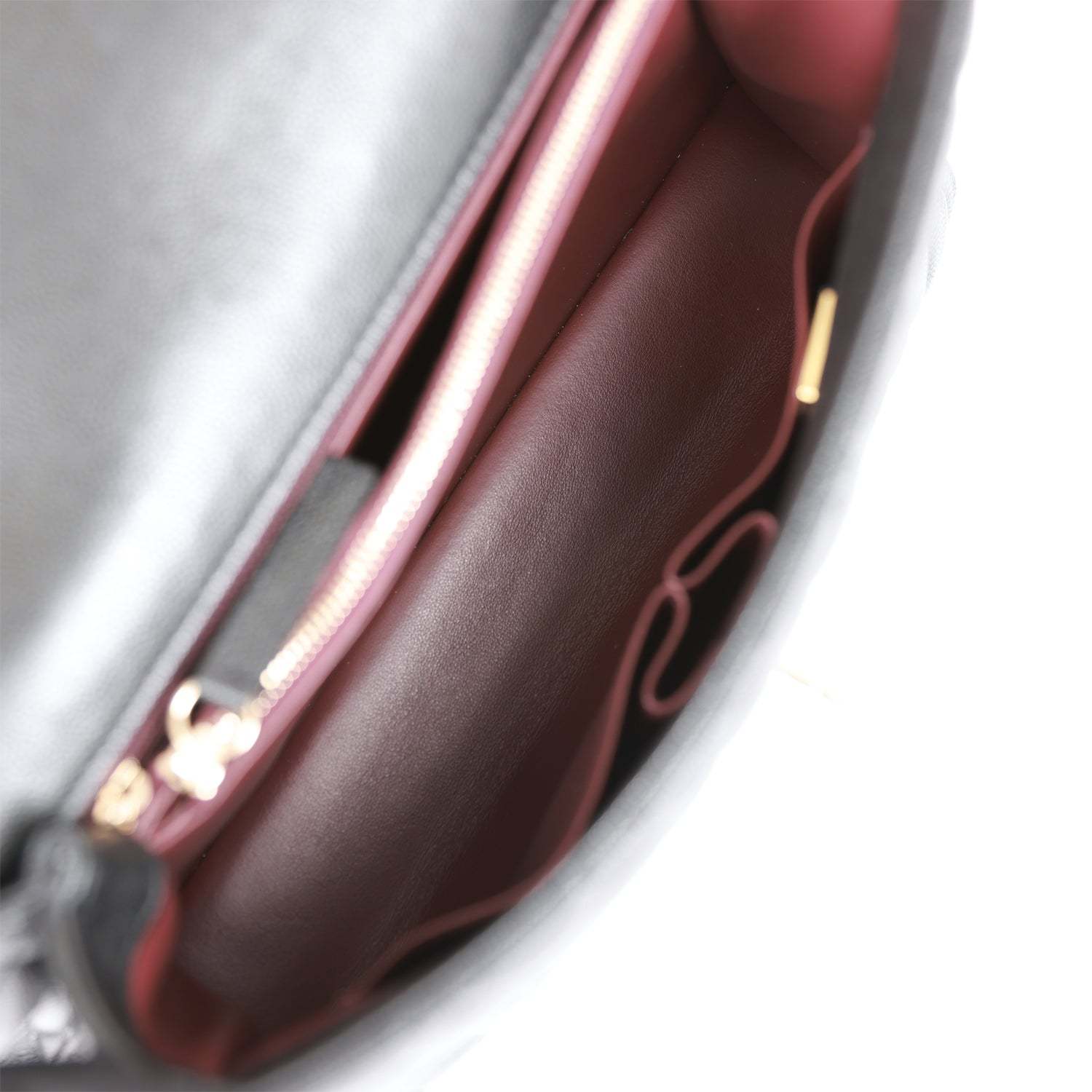 CC Small Coco Handle Flap Bag Black Caviar Light Gold Hardware