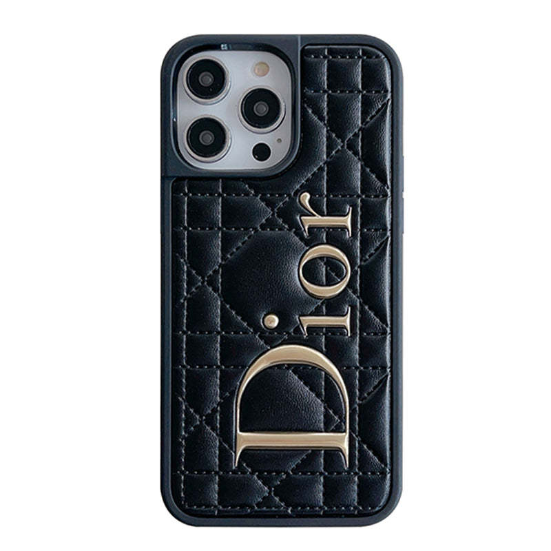 cd-gold-logo-leather-iphone-case-7086