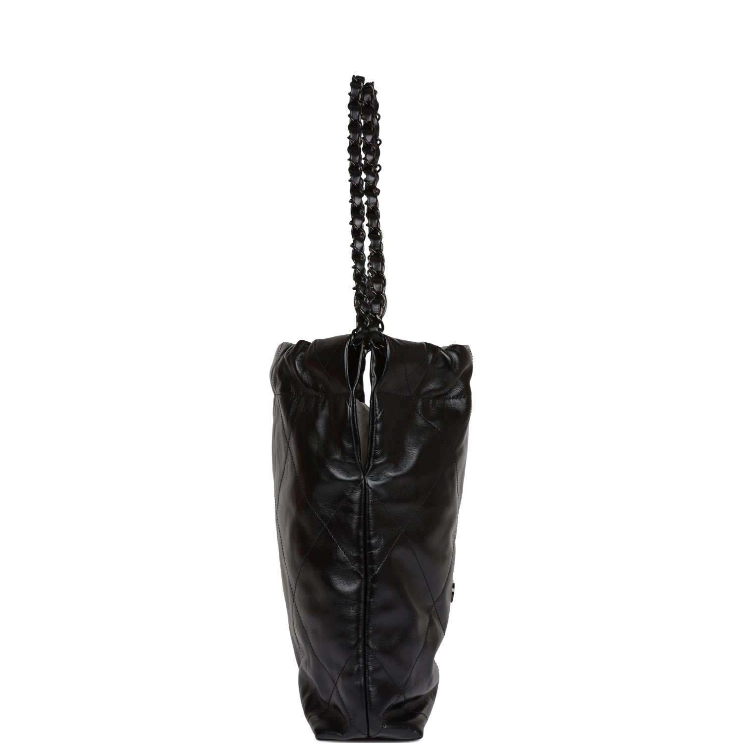 CC Small 22 Bag SO Black Calfskin Black Hardware