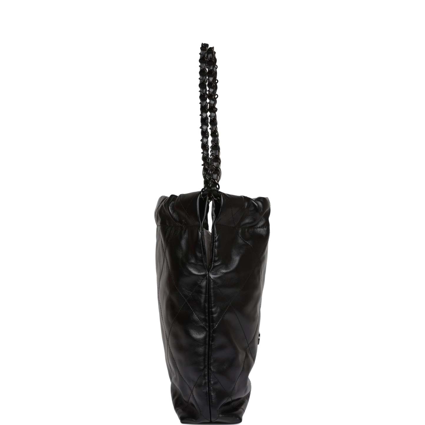 CC Small 22 Bag SO Black Calfskin Black Hardware