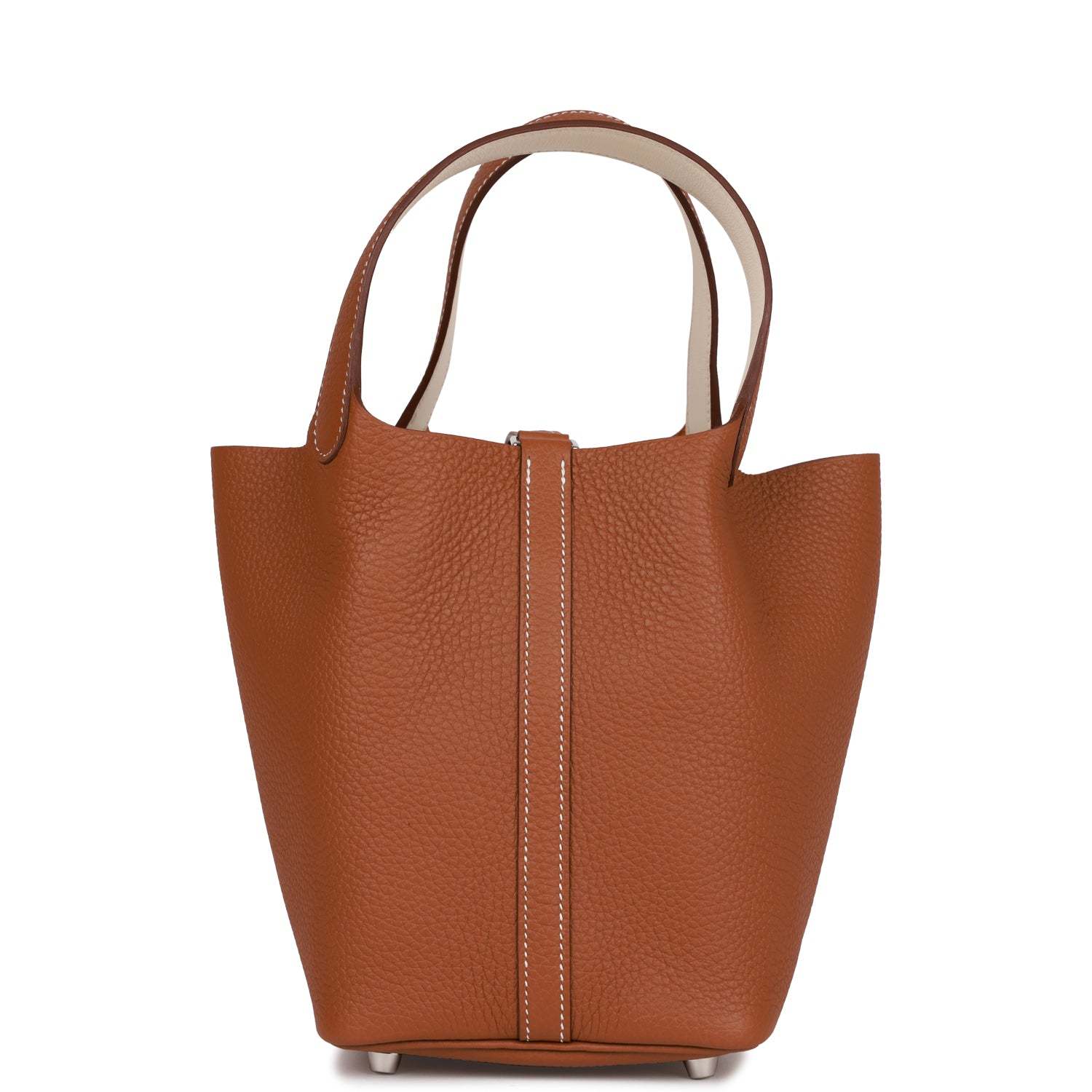 H Eclat Picotin Lock 18 Gold Clemence Palladium Hardware