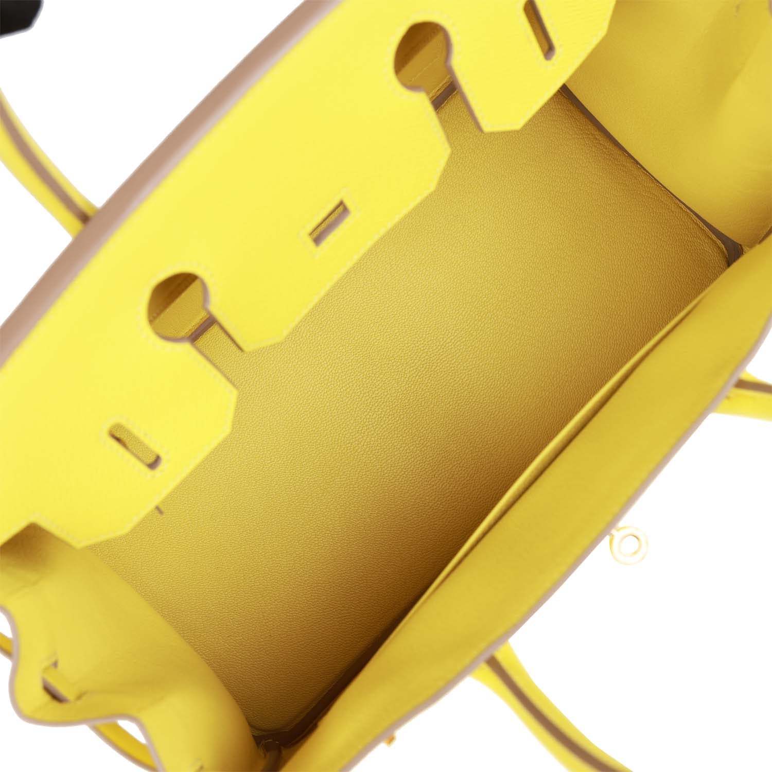 H Birkin 30 Lime Epsom Gold Hardware